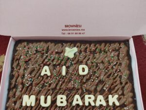 Brownies Chocolat Eid Mobarak